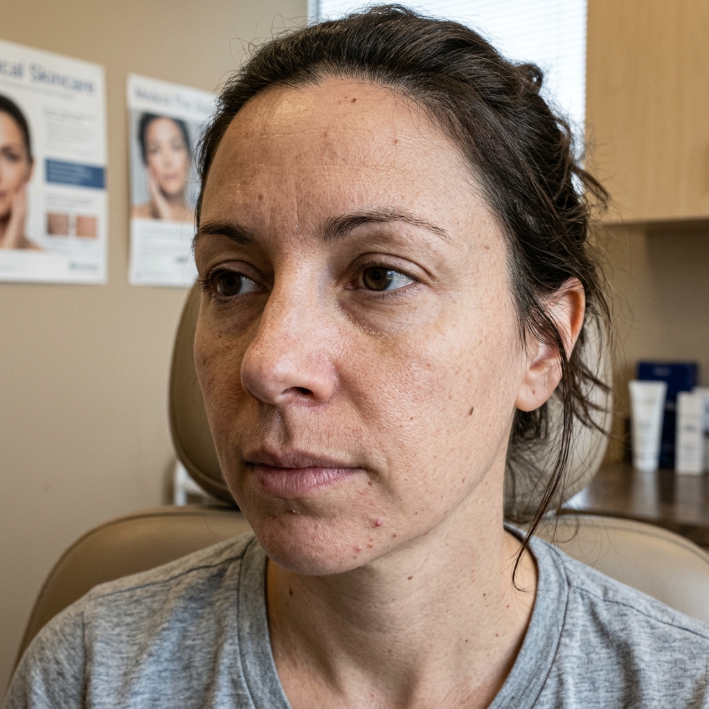 Before Facial Serum Treatment